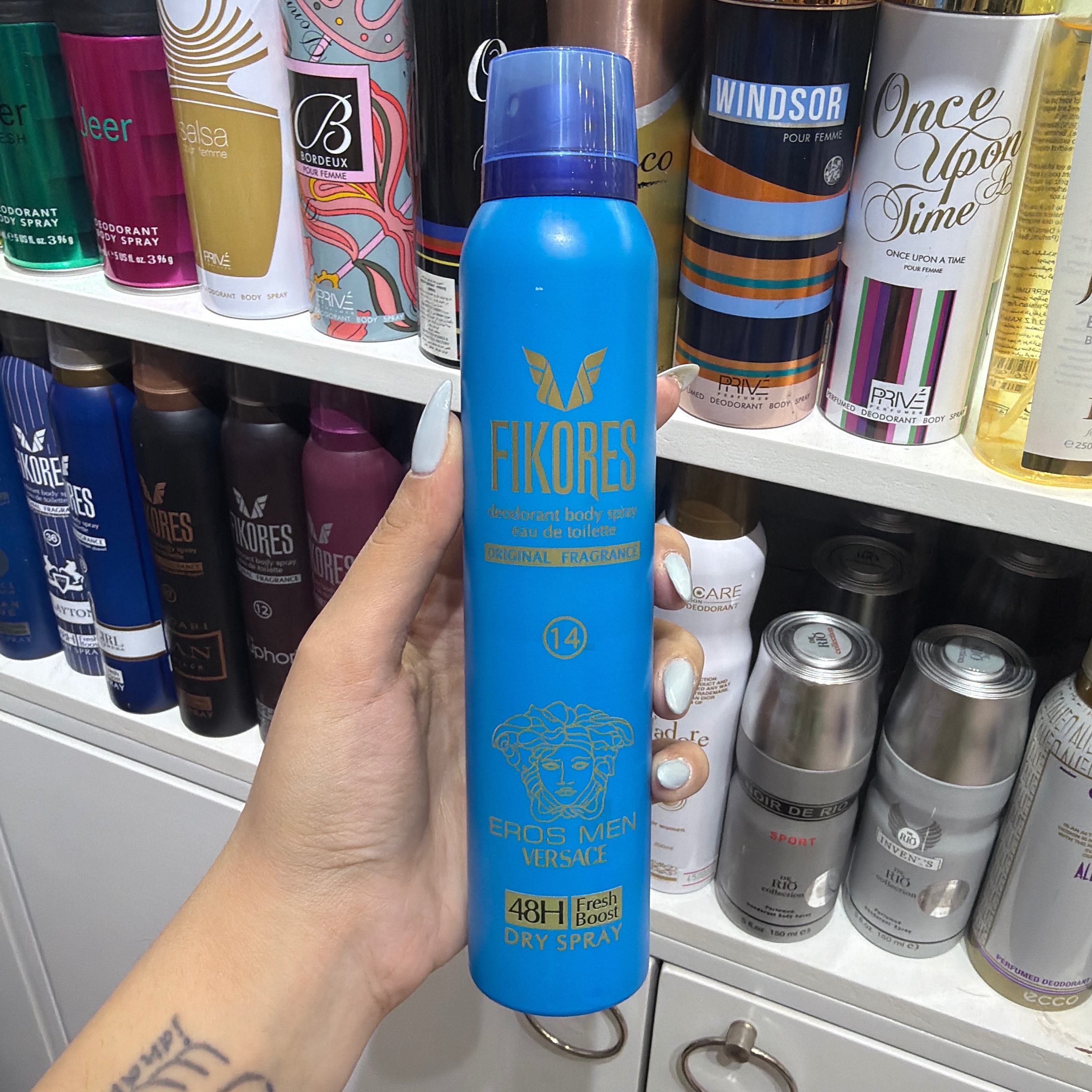 اسپری ضدتعریق فیکورس ورساچه versace