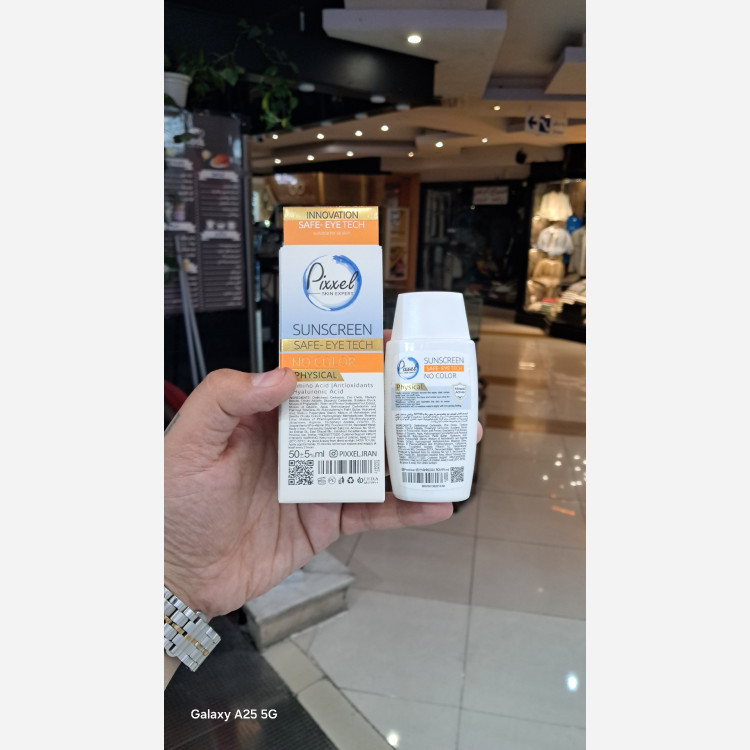کرم ضدآفتاب پیکسل بیرنگ دورچشم spf35
