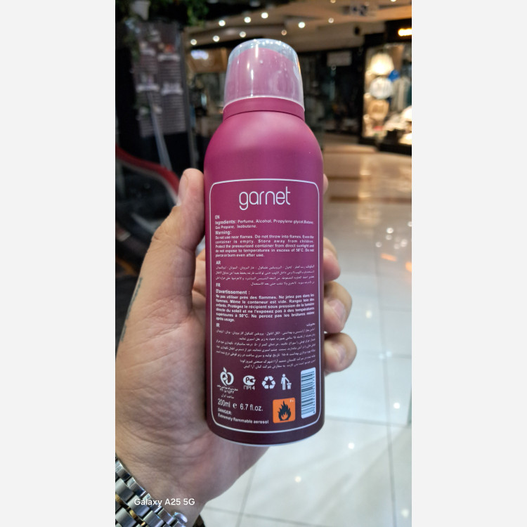 اسپری ضدتعریق گارنت ایفوریا euphoria