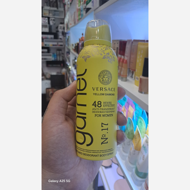 اسپری ضدتعریق گارنت ورساچه زرد Versace