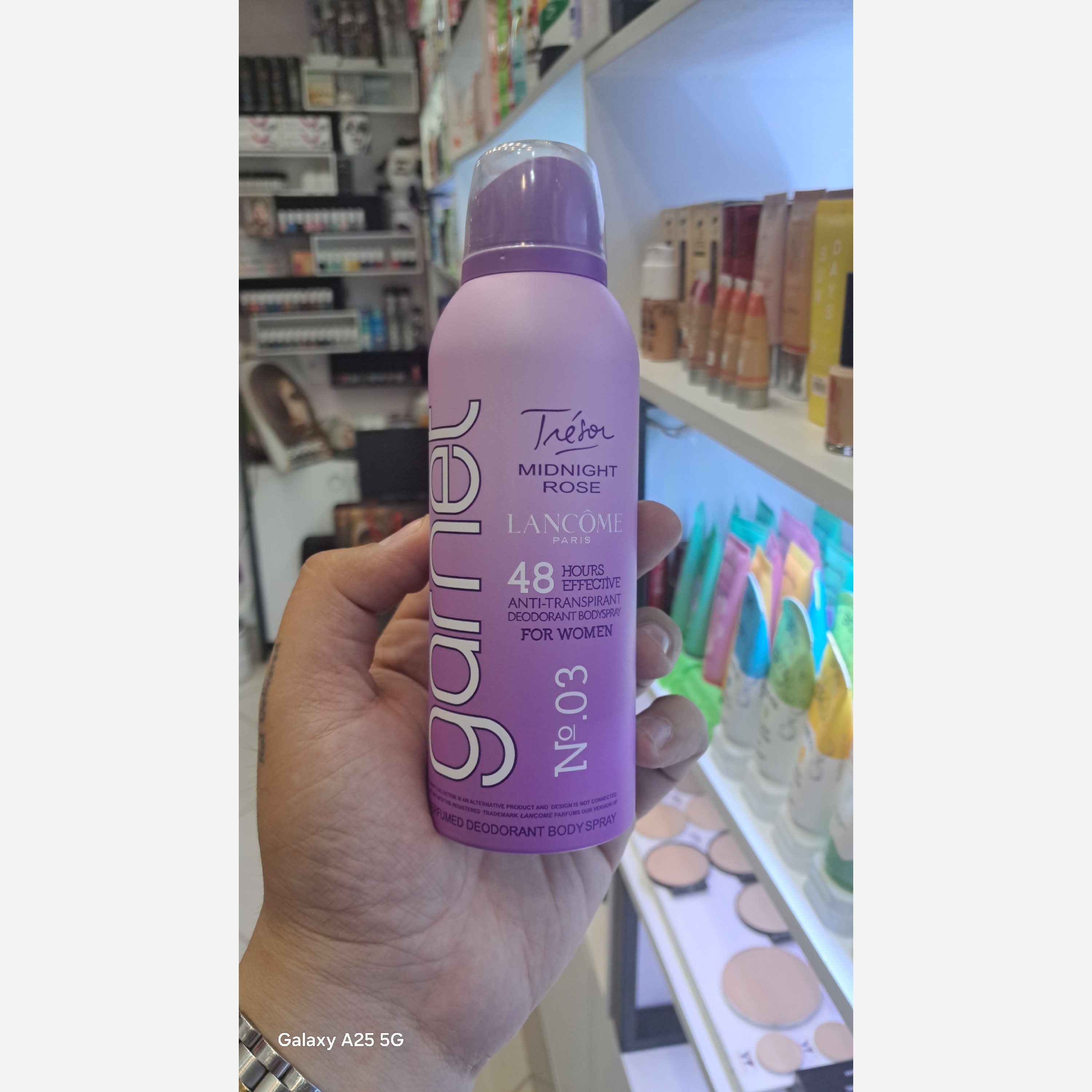 اسپری گارنت ضدتعریق میدنایت رز Midnight rose