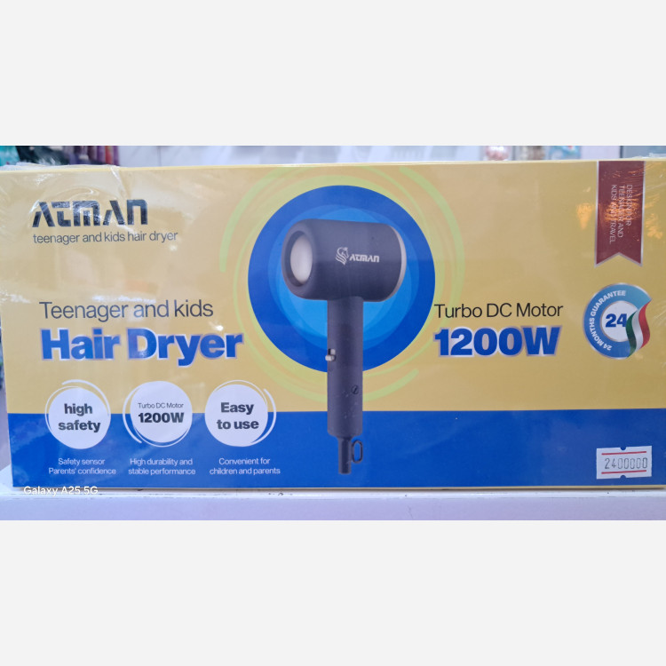 سشوار کودک توربو آتمن 5919 گارانتی 24ماهه
