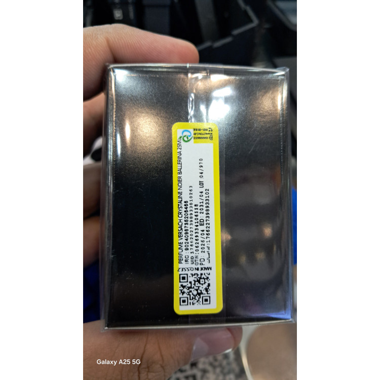ادکلن ورساچه کریستال نویر Versace بالرینا 25میل